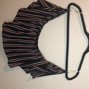 Off the shoulder crop top